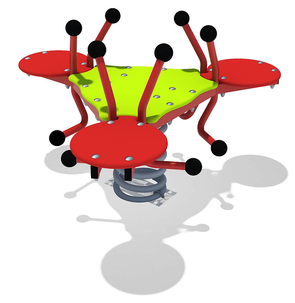 Dreierfederwippe Käferflug Ansicht 1