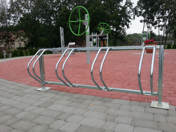 Fahrradständer Reihenparker für 4 Fahrräder Ansicht 4