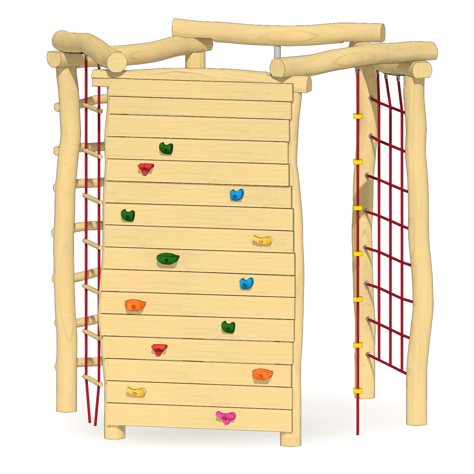 Sechseckanlage H250cm Free-Cl. statt Reckstange Ansicht 4
