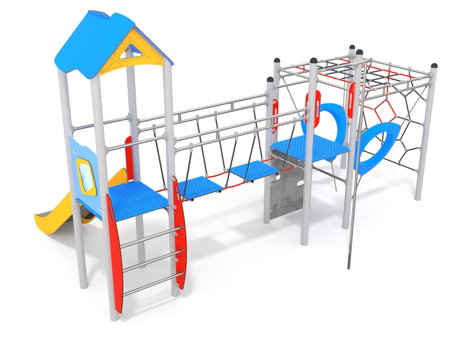 Turmset mit Linarium für den Spielplatz Ansicht 3