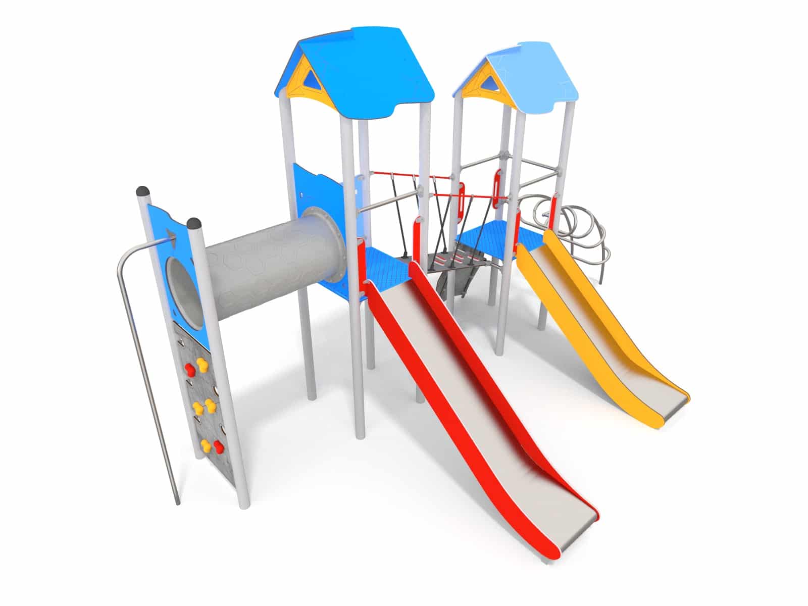 Doppelturm-Spielplatzanlage