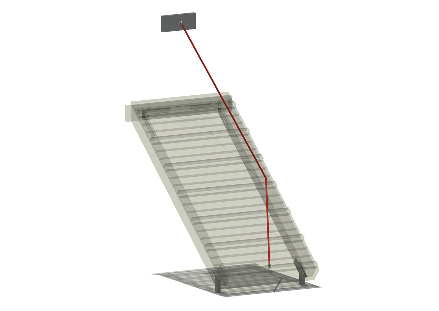 Rampentau für Podesthöhe 162 cm - Serie 1 Ansicht 2