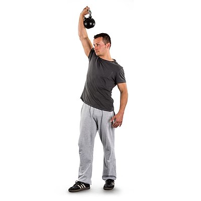 Sport-Thieme Kettlebell „Gummiert mit gerändeltem Chrom-Griff“ Ansicht 4