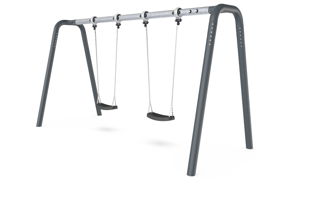 Doppelschaukel, Höhe 2 m, Anti-Überschlag KSW92002