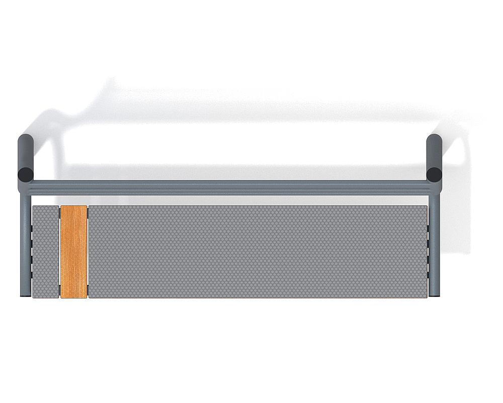 Urbaniq Bank mit Lehne Kana Ansicht 4