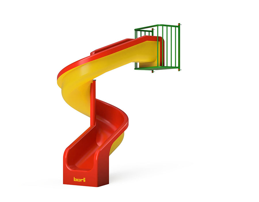 Spiralrutschbahn Ansicht 3