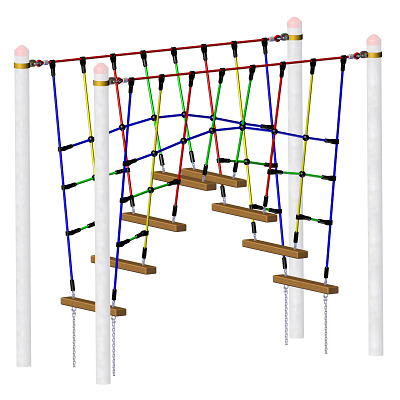 Huck Seilspielgeräte Vario-Kletterpark Einzelelement „Brücke“