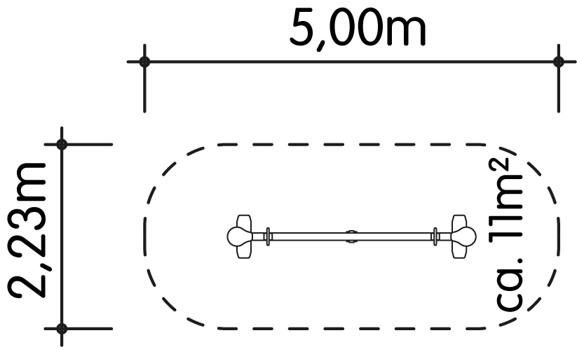 Stahlwippe 2-fach Ansicht 4