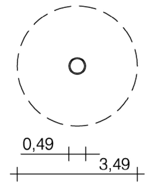 Rotationsplatte (0,45) Ansicht 3