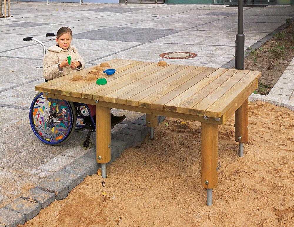 Unterfahrbarer Sandspieltisch Ansicht 6