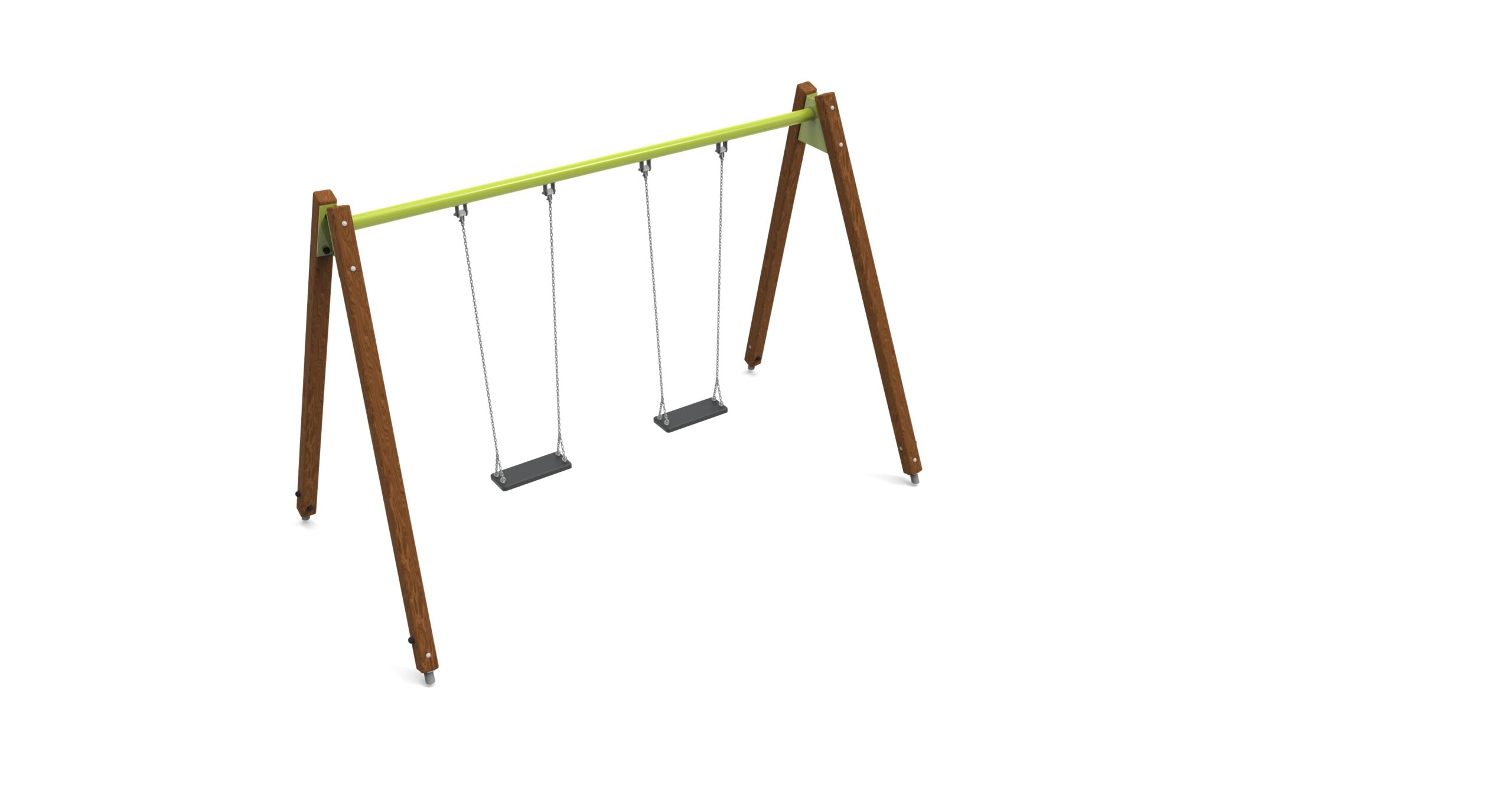 Pendelschaukel doppelt Holz A