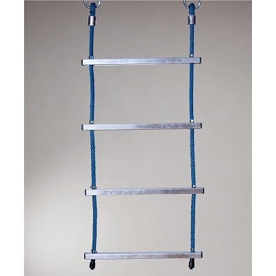 Huck Seilspielgeräte Strickleiter „Herkules-Tau mit Alusprossen“, Sport-Thieme