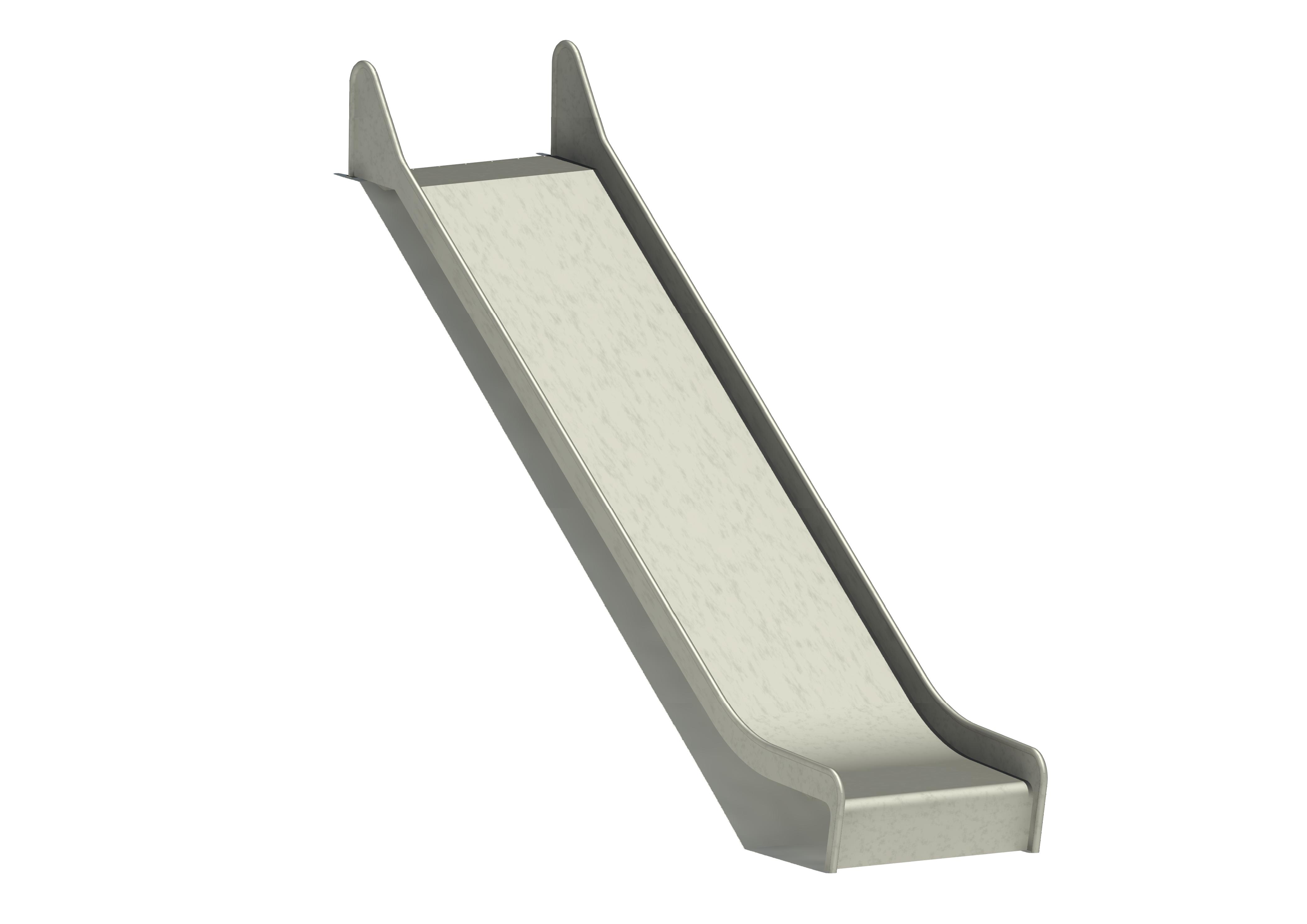 Hangrutschbahn Edelstahl, ABH 240 cm,Breite 100 cm, Maier Spielplatzgeräte