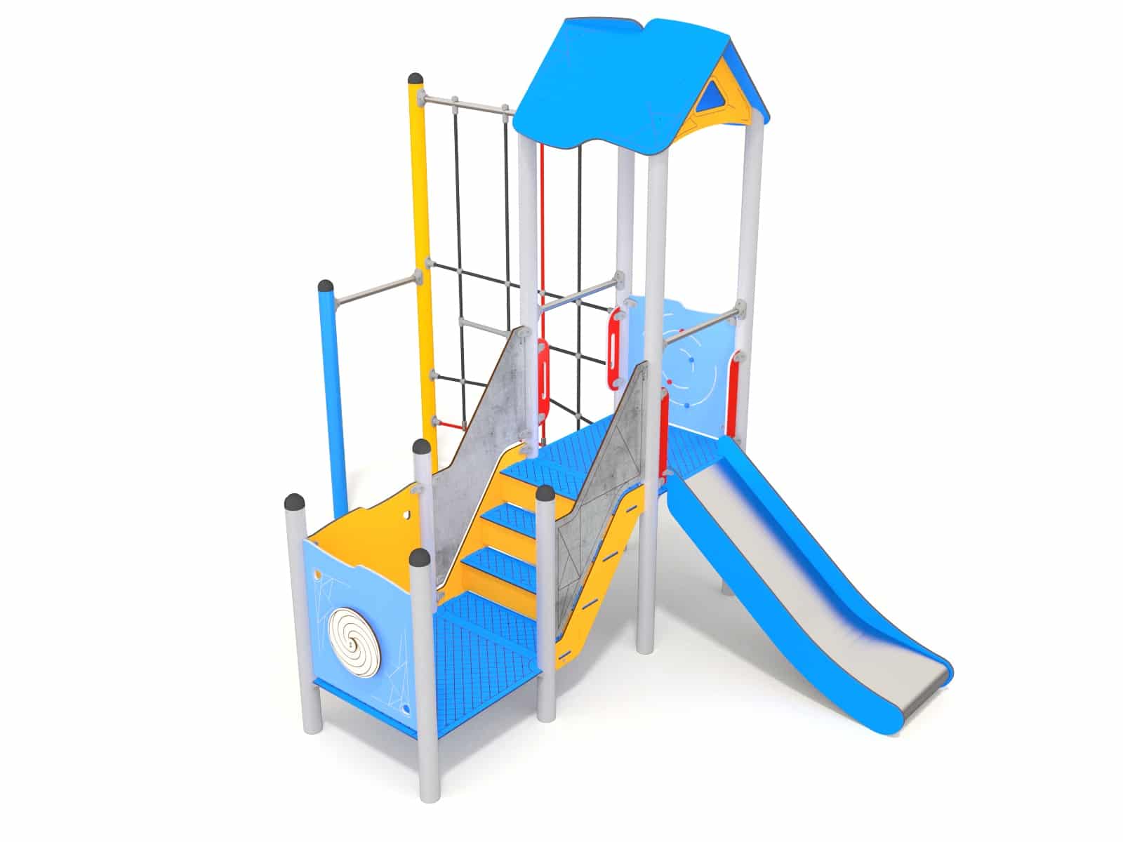Turret mit Rutsche für den Spielplatz Ansicht 2