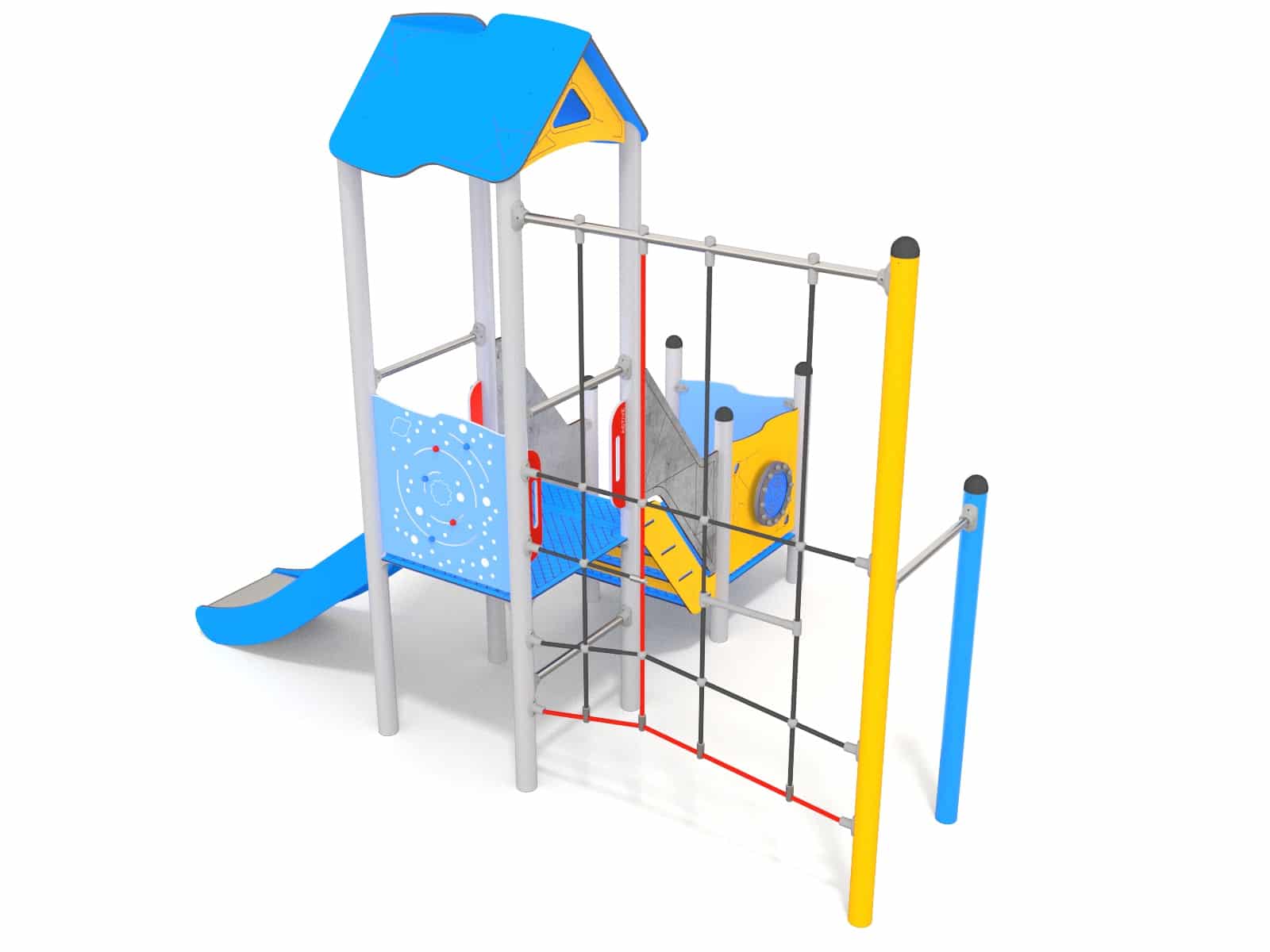 Turret mit Rutsche für den Spielplatz Ansicht 3
