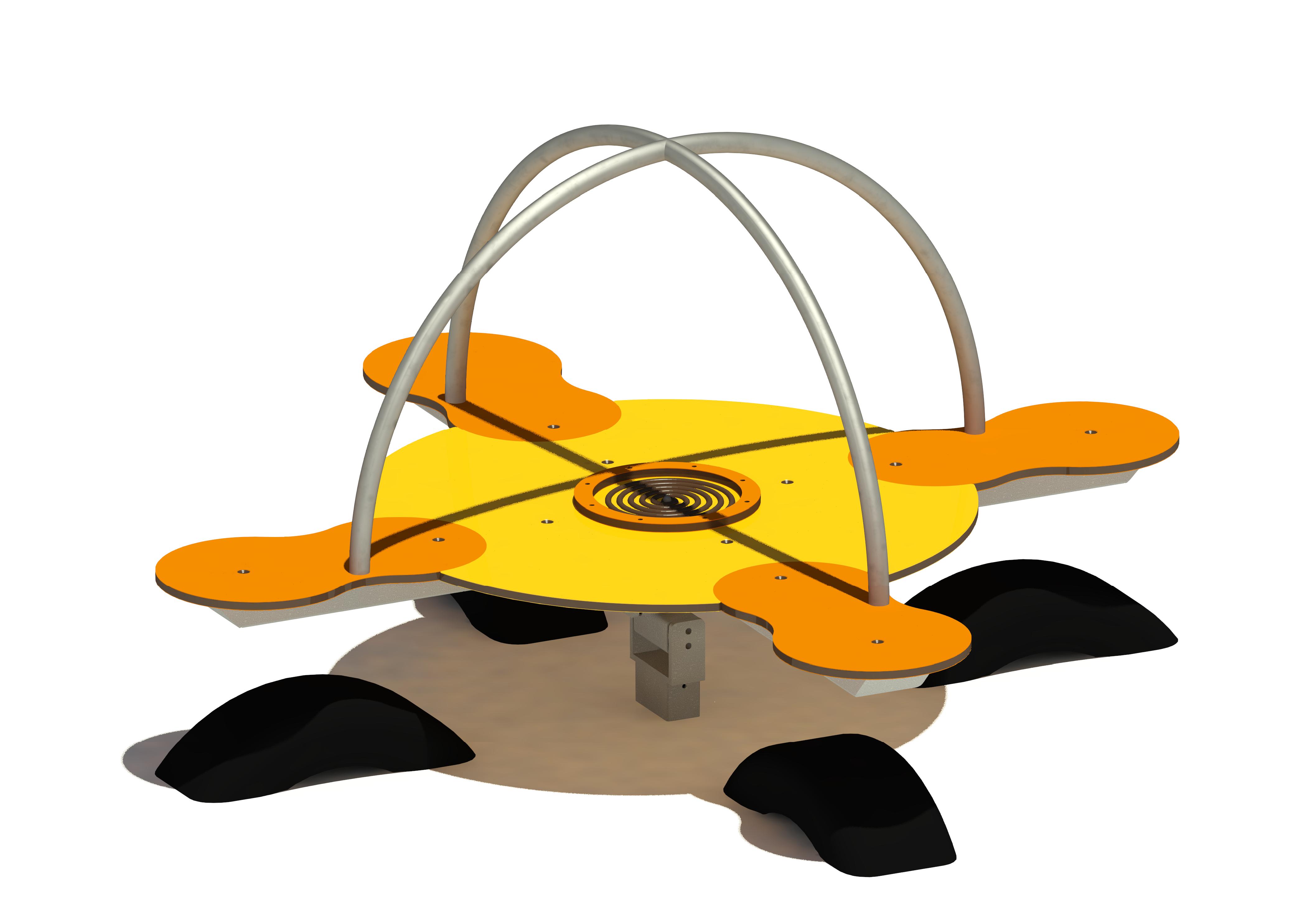 Kugelspielwippe Nebra 0801, 4-sitzig, Maier Spielplatzgeräte