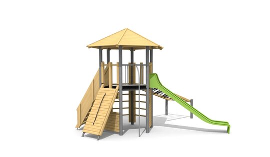 Spielturm Hagendorn 1 classic steel