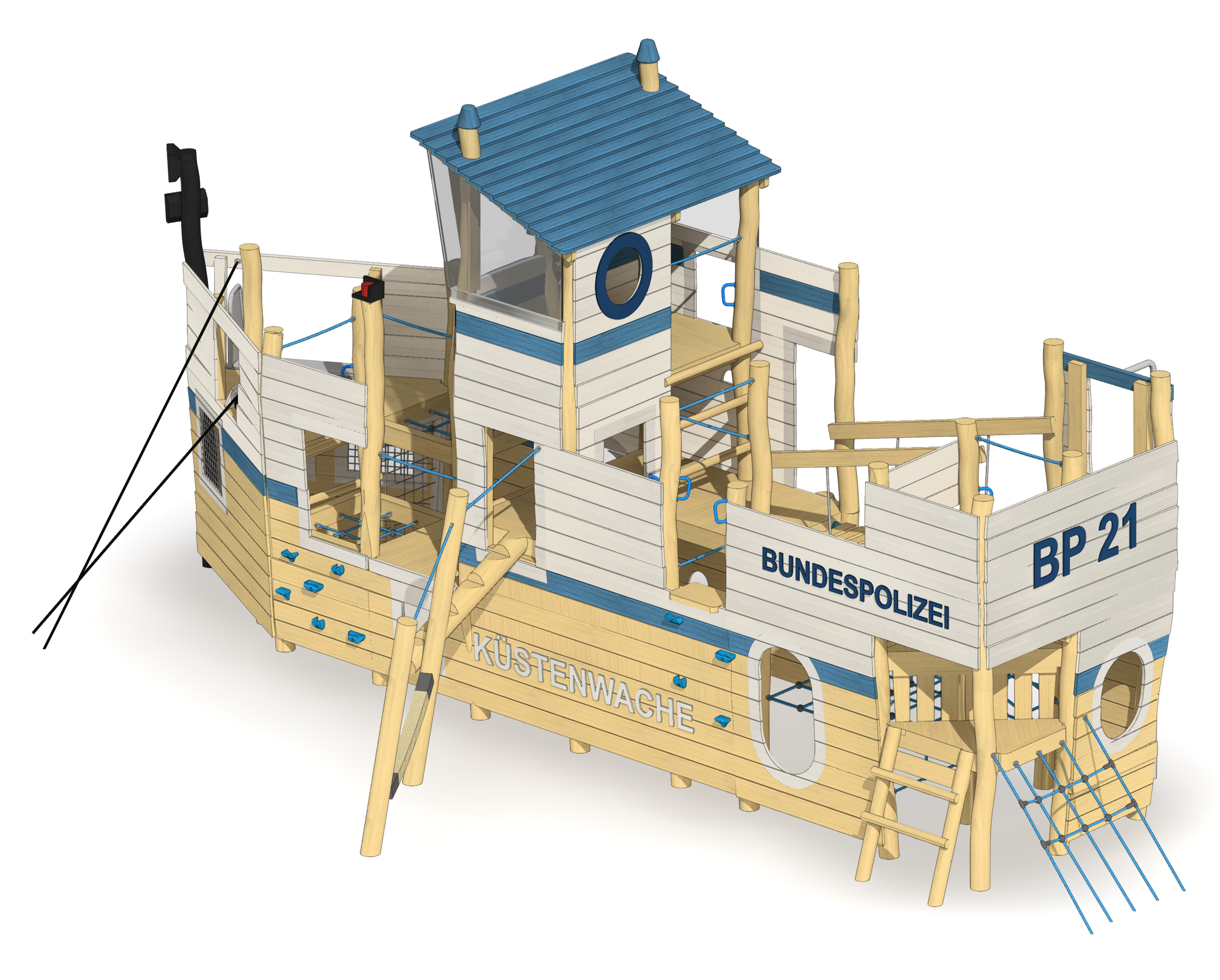 Spielschiff Bundespolizei Ansicht 6