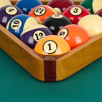 Stradivari Billard Dreieck mit Gleitern Ansicht 3