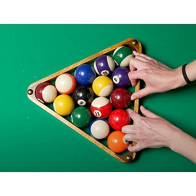 Stradivari Billard Dreieck mit Gleitern Ansicht 5