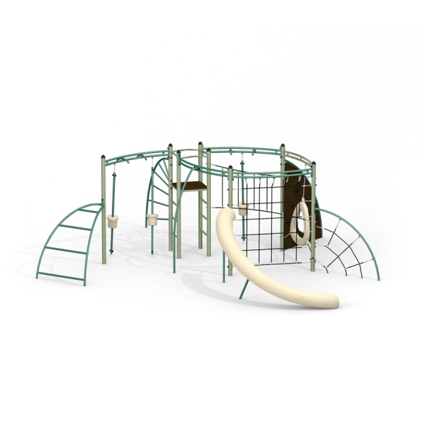 Sirius Kletteranlage mit Kletterwand Ansicht 2