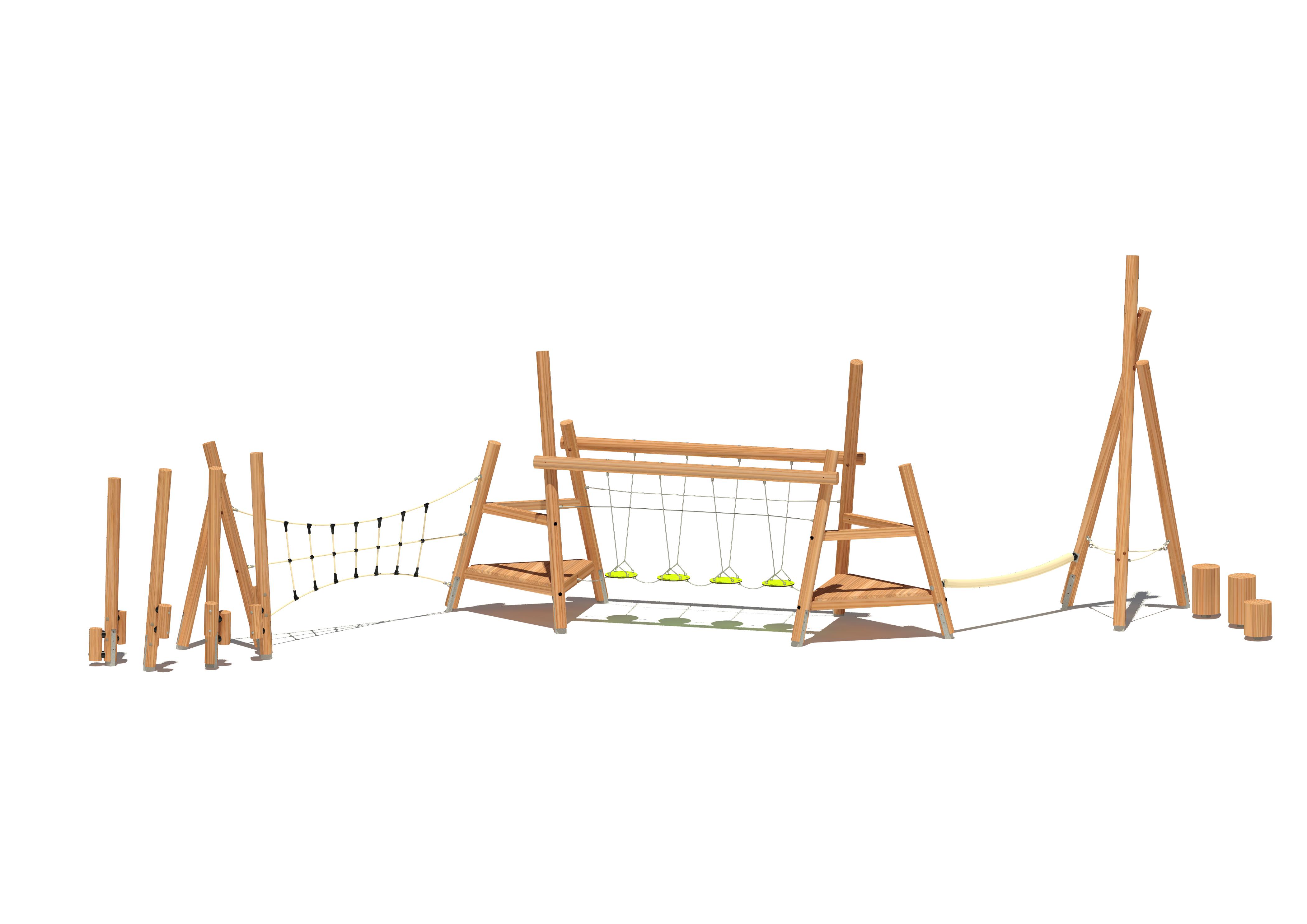 Balancierparcours Lina 4025, Maier Spielplatzgeräte