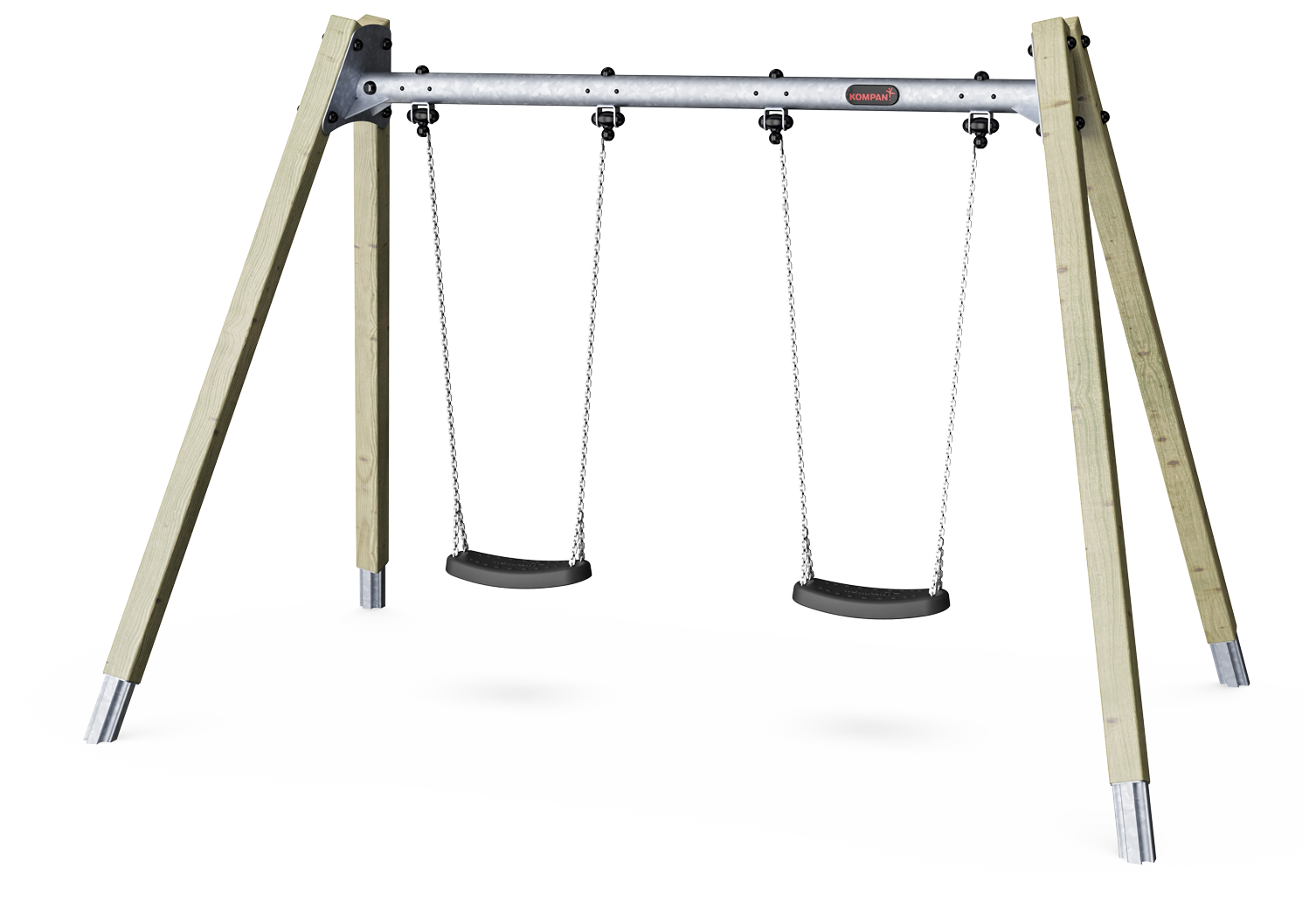 KOMPAN Doppelschaukel H:2,0m Ansicht 6