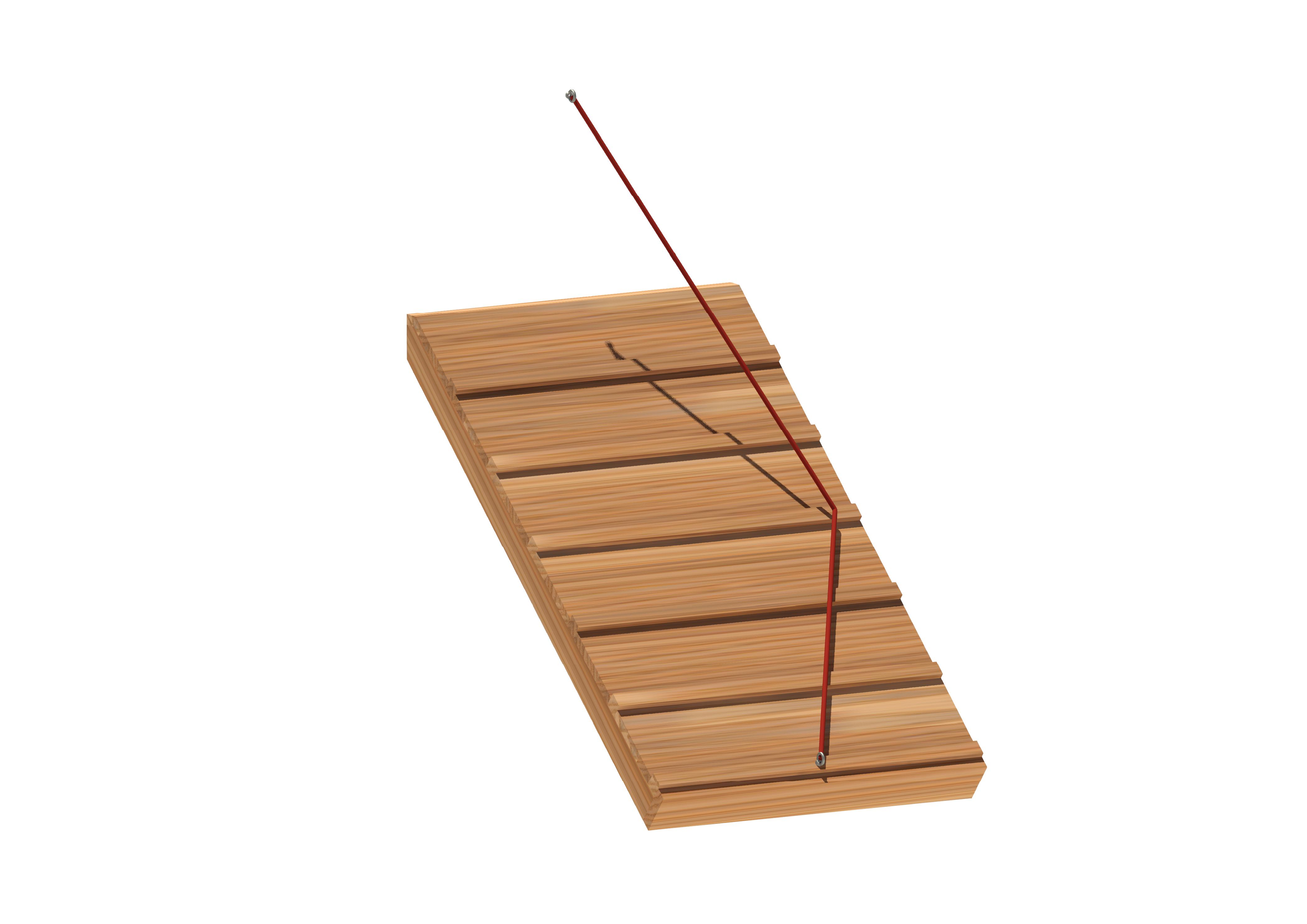 Ersatz-Holzbau - für schräge Rampe, 134, Maier Spielplatzgeräte