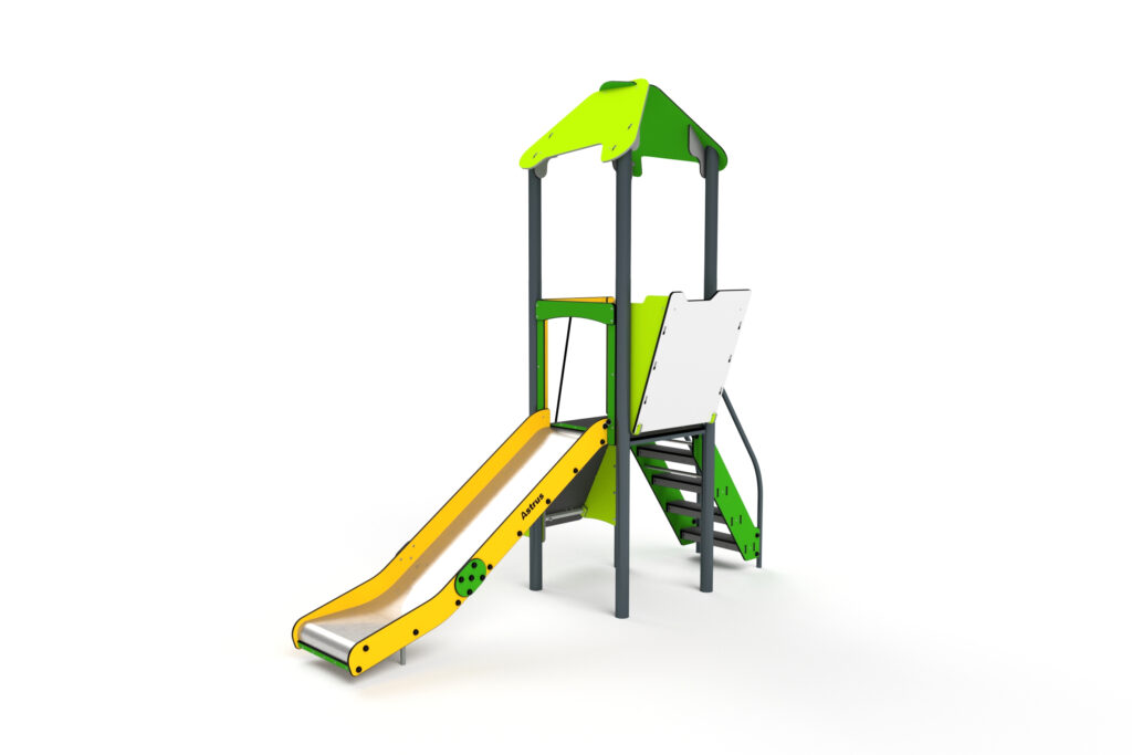 11006 Turm mit Rutsche und Kletterwand, Astrus