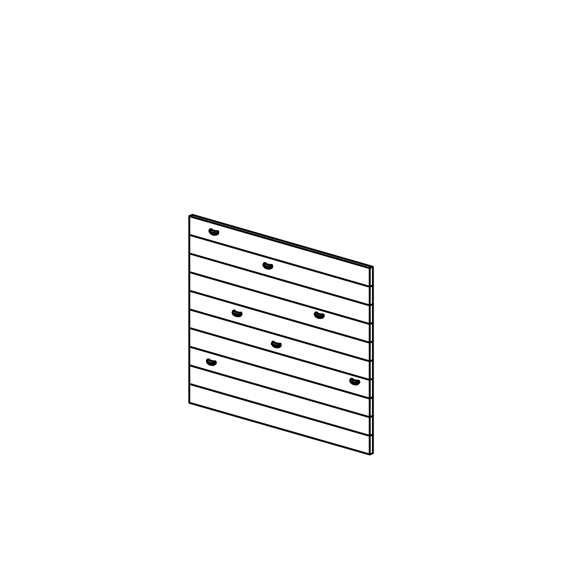 Kletterwand mit 8 Klettergriffen, Richter Spielgeräte