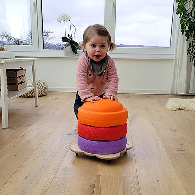 Pedalo Rollbrett „Stapelbaustein Rollflitzer“ Ansicht 5