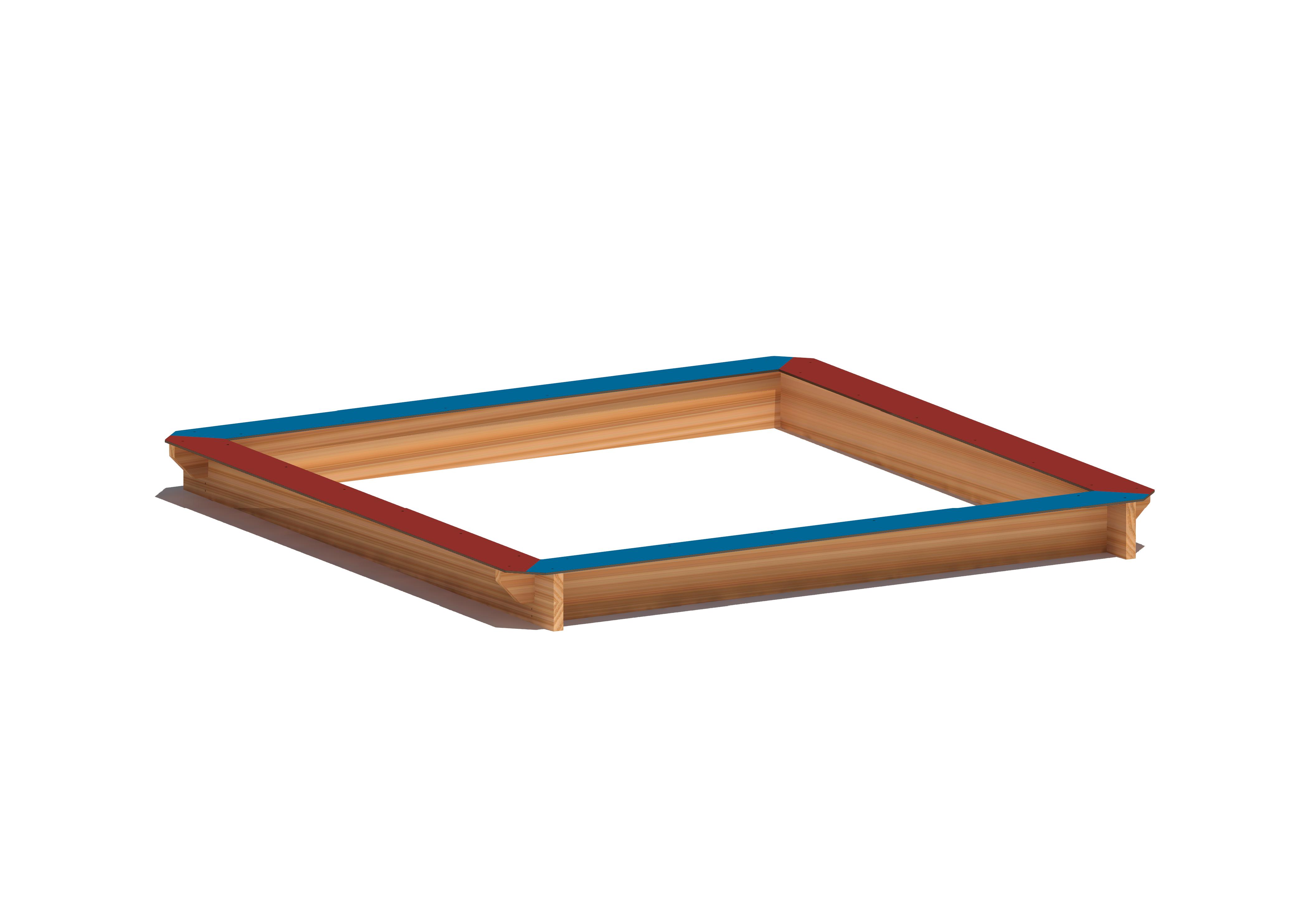 Sandkasten Dietrich 0770, 300 x 300 cm, Maier Spielplatzgeräte