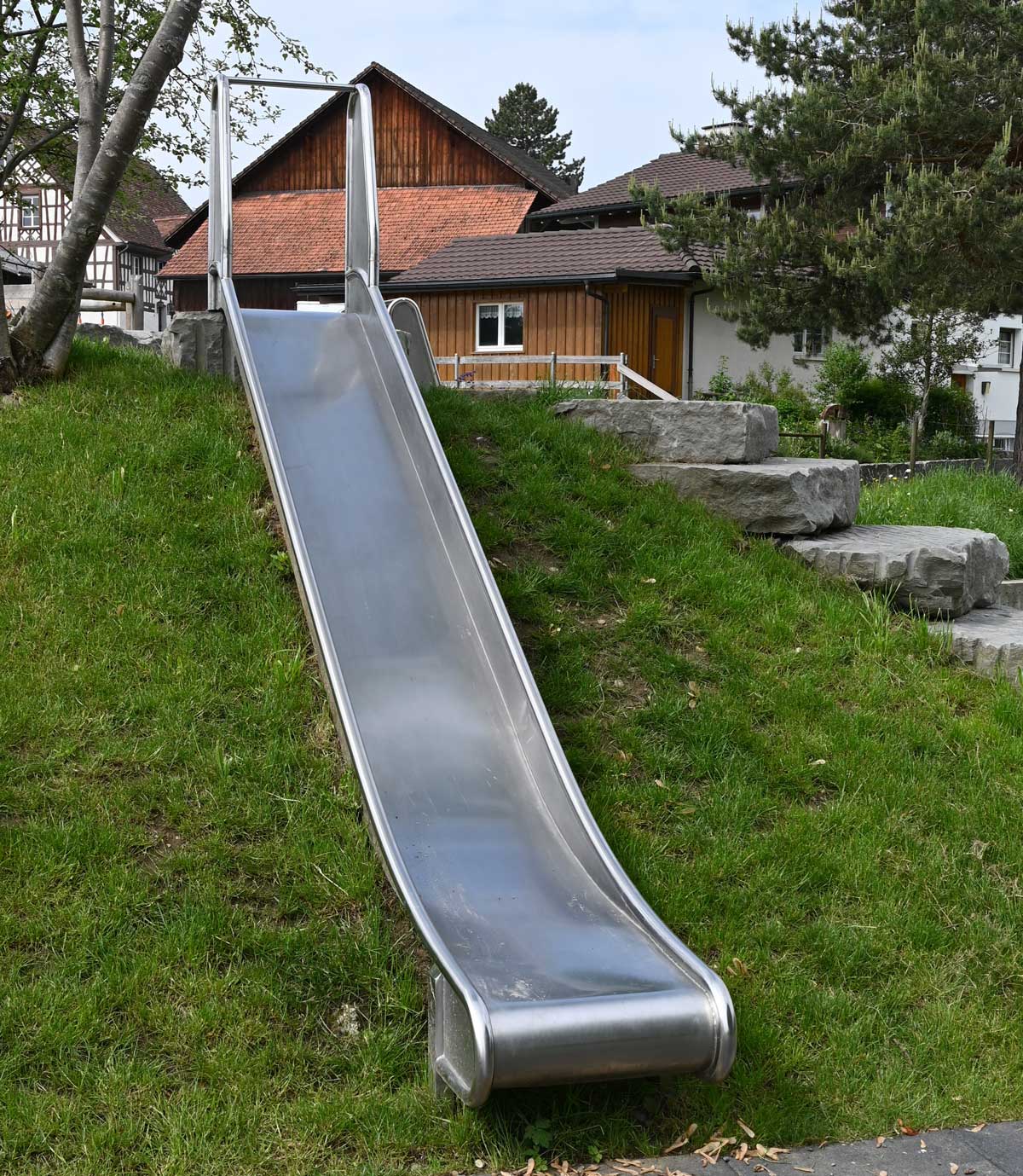 Hang-Metallrutschbahn gerade, Fuchs Thun