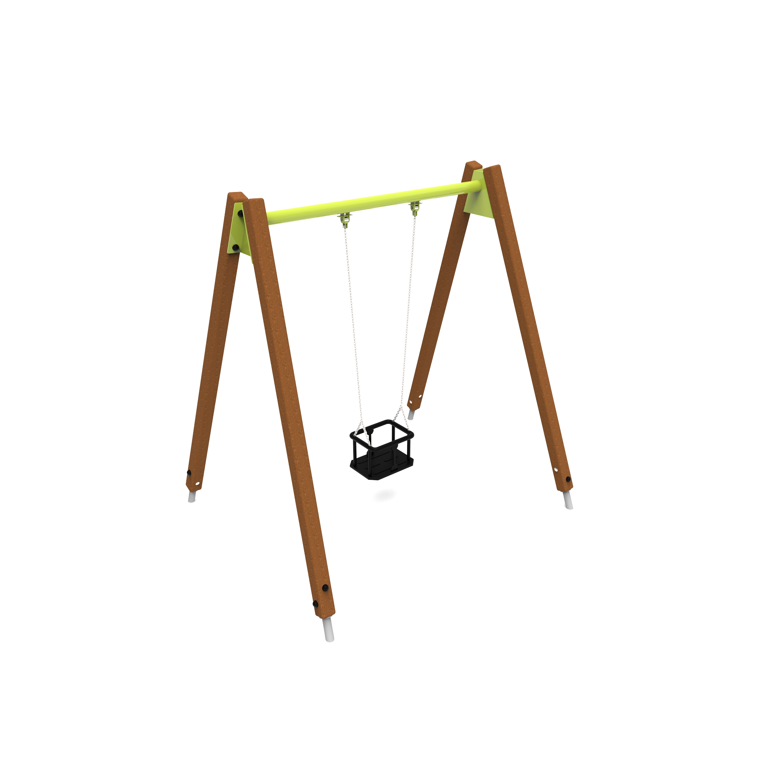 Pendelschaukel einfach Holz B