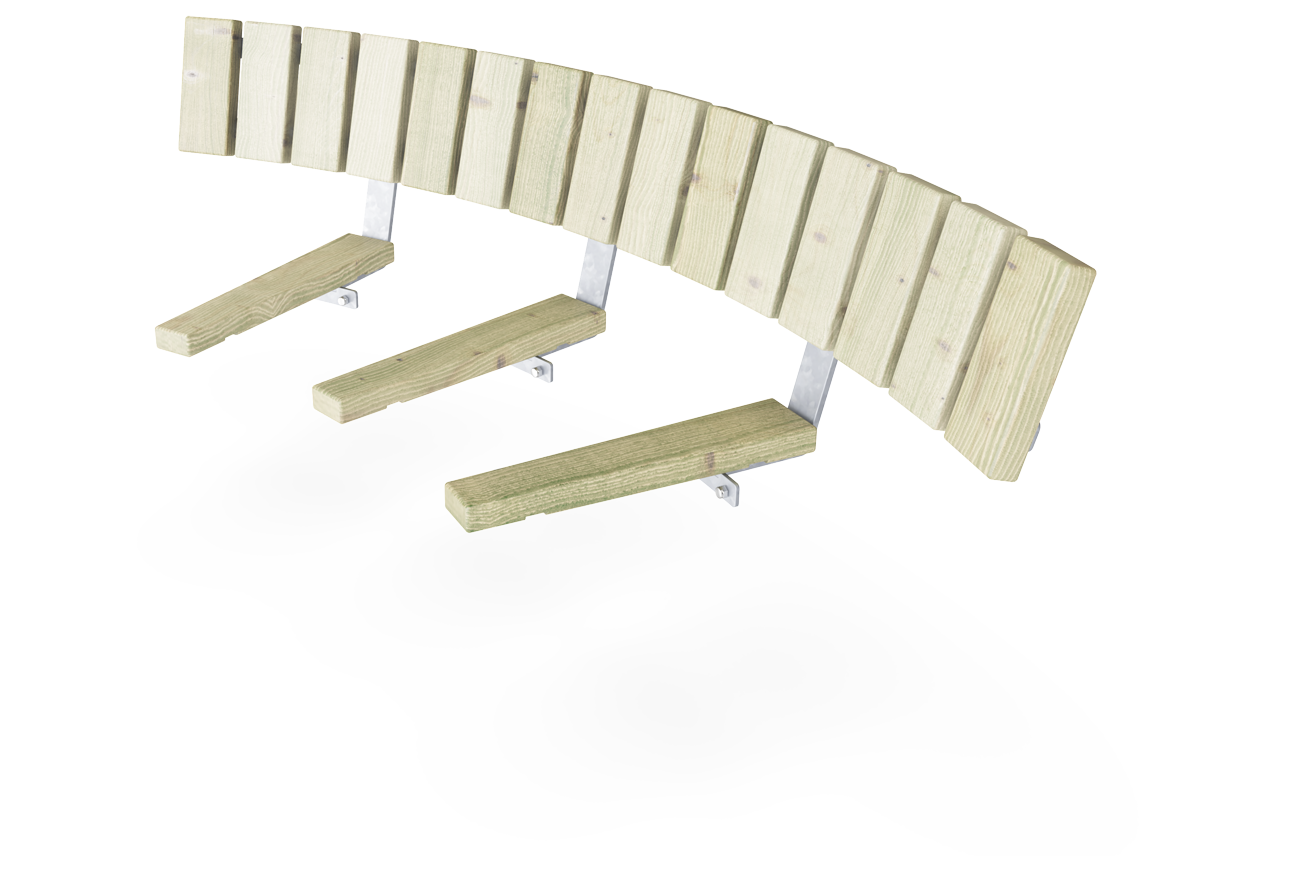 Rumba Rückenlehne, 60° aussen PAR1035 Ansicht 5