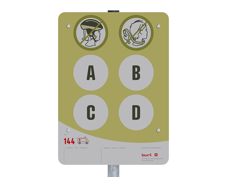 Spielplatztafel Individuell, Bürli