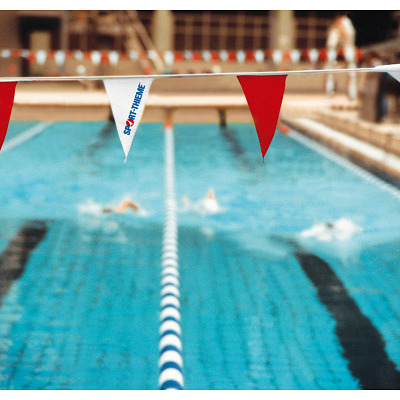 Sport-Thieme Wimpelkette für Rückenschwimmer-Sichtanlage, Sport-Thieme