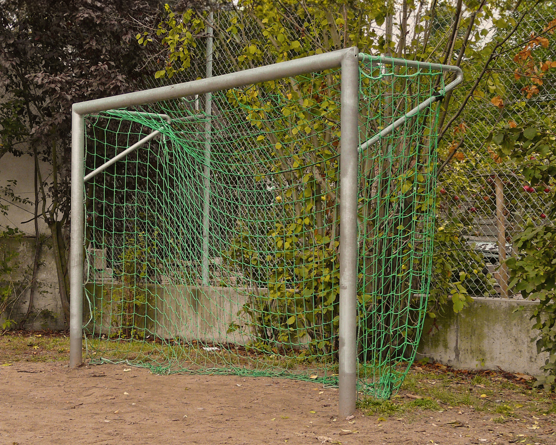 Bolzplatztor 3x2m mit Netz Ansicht 2