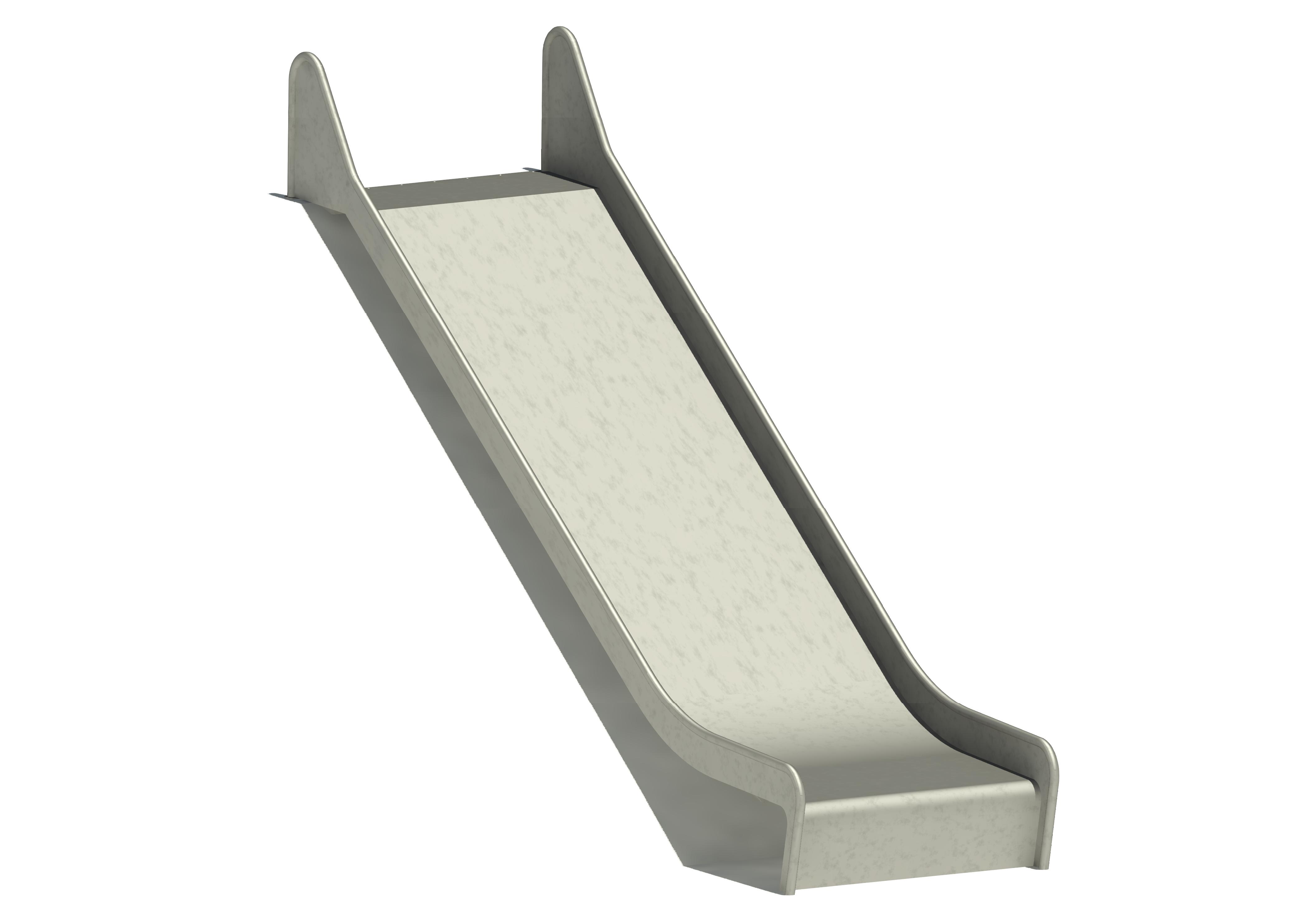 Hangrutschbahn Edelstahl, ABH 190 cm,Breite 100 cm, Maier Spielplatzgeräte