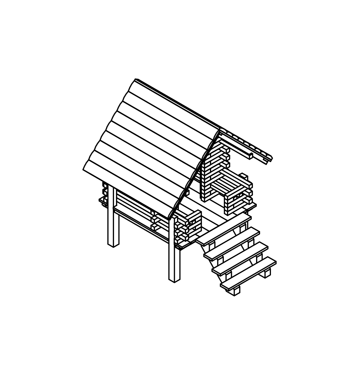 Kleines Pfahldorfhaus, Richter Spielgeräte