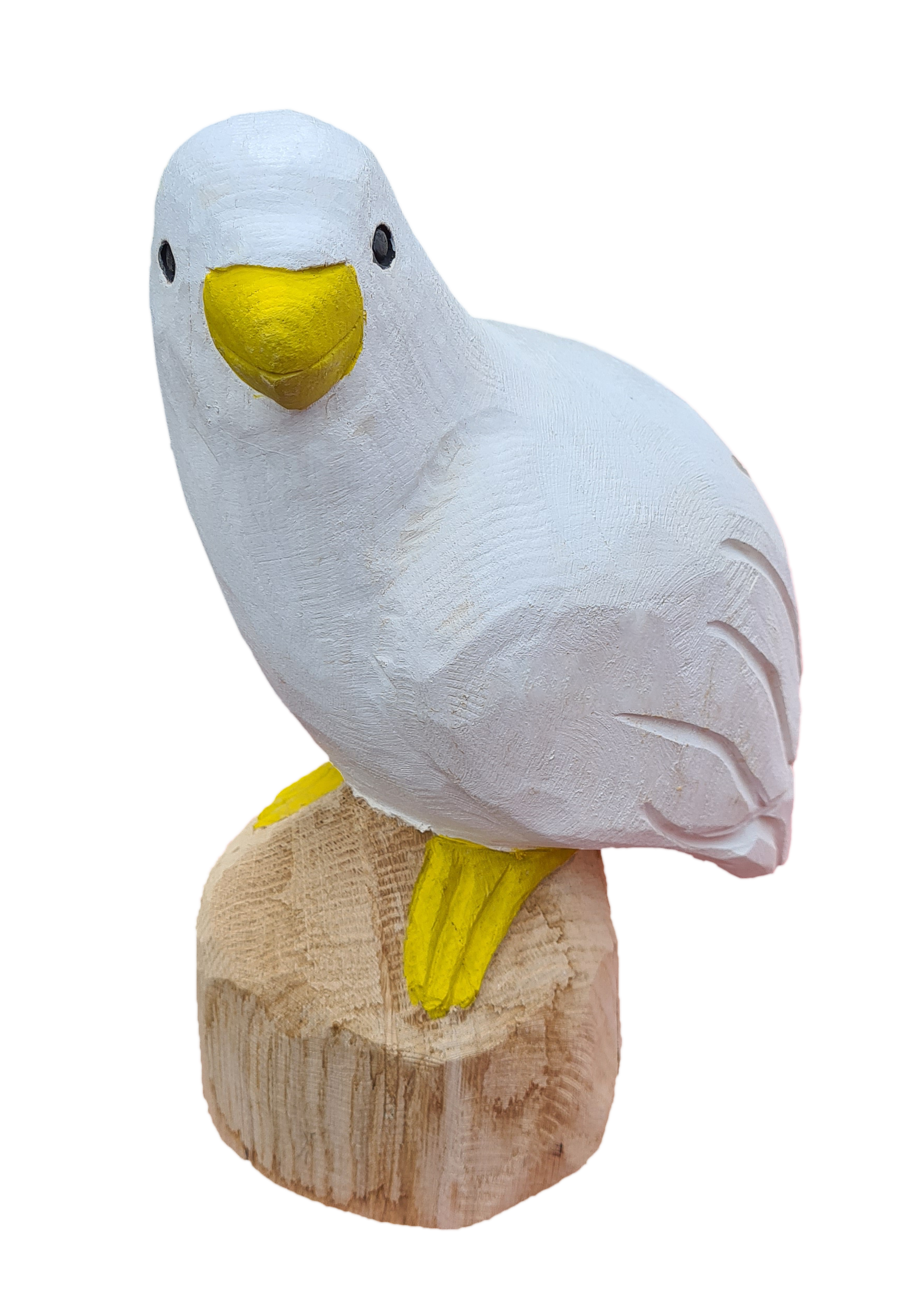 Pfostenkopf/Schnitzfigur Taube - Ansicht 2
