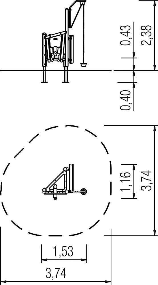 Sandbaustelle Kleinspecht Ansicht 5