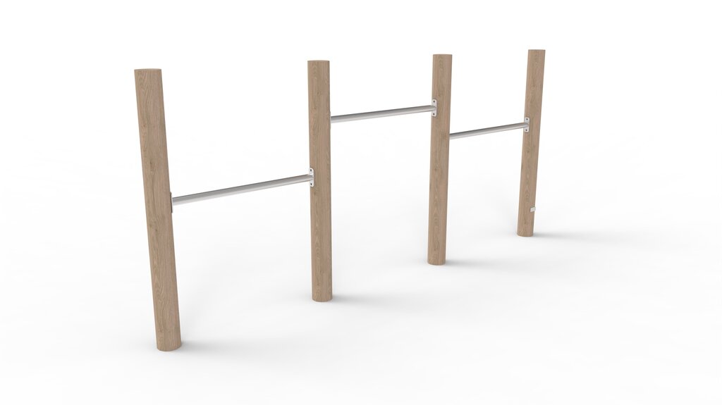 3-teilige Überschlagstange, Basic-Serie, Norna