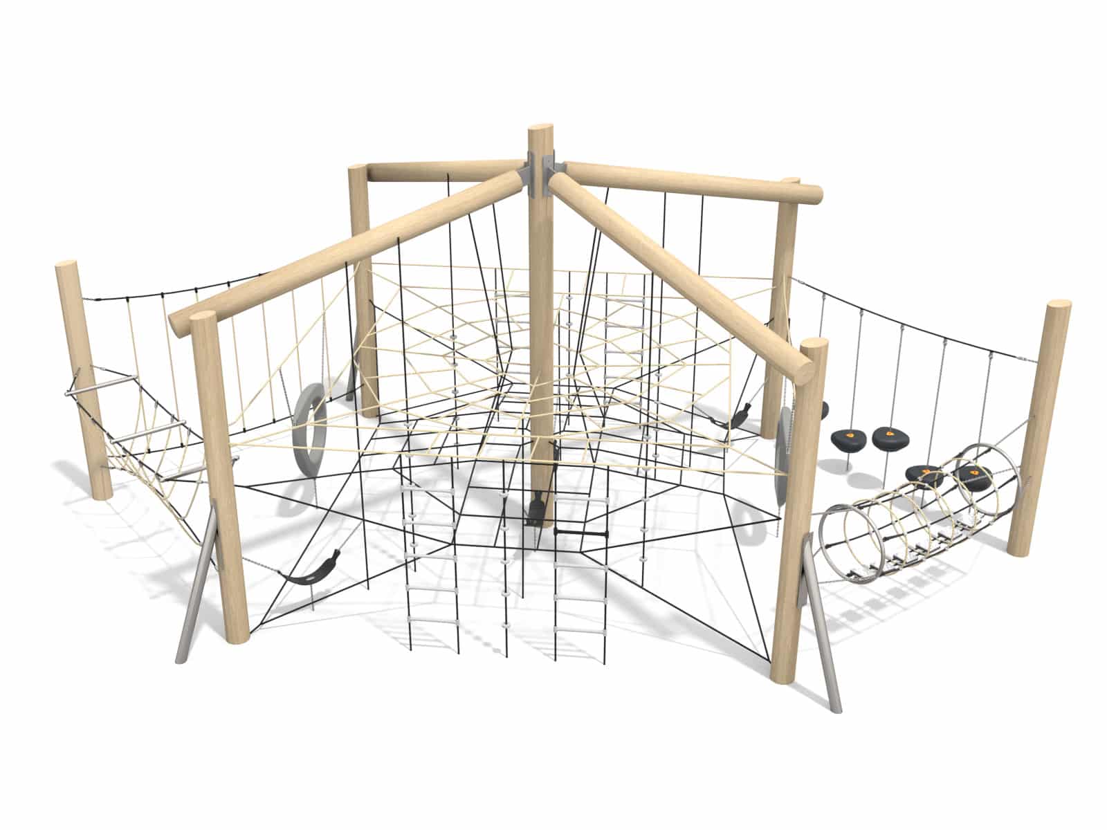 Beifuss-Leitwerk für den Spielplatz Ansicht 2