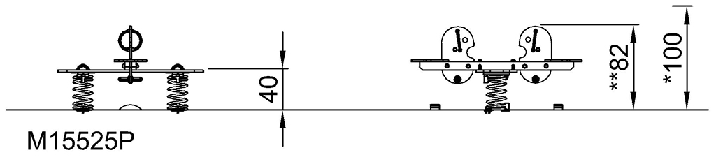 Vierer-Wippe Kuckuck M155 Ansicht 2