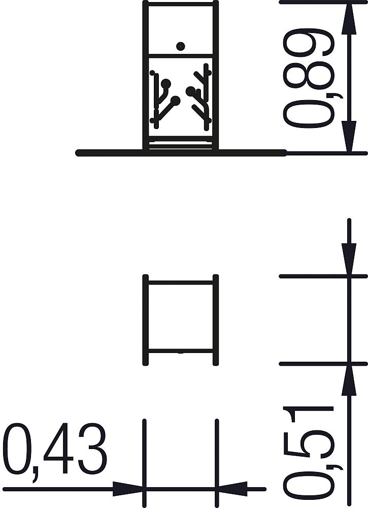 Urbaniq Abfalleimer Ansicht 6