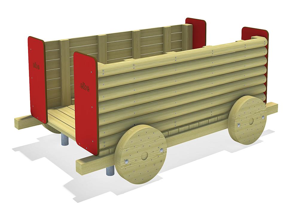 Große Eisenbahn Tender Ansicht 1