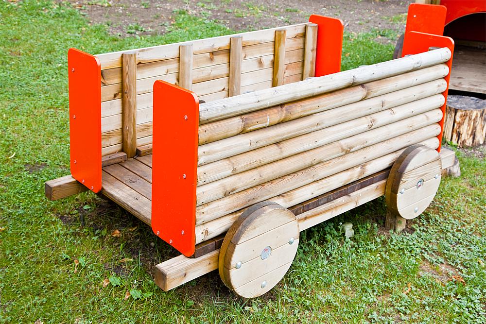 Große Eisenbahn Tender Ansicht 5