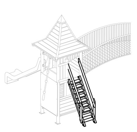 Treppe zu Aluette 4, Fuchs Thun