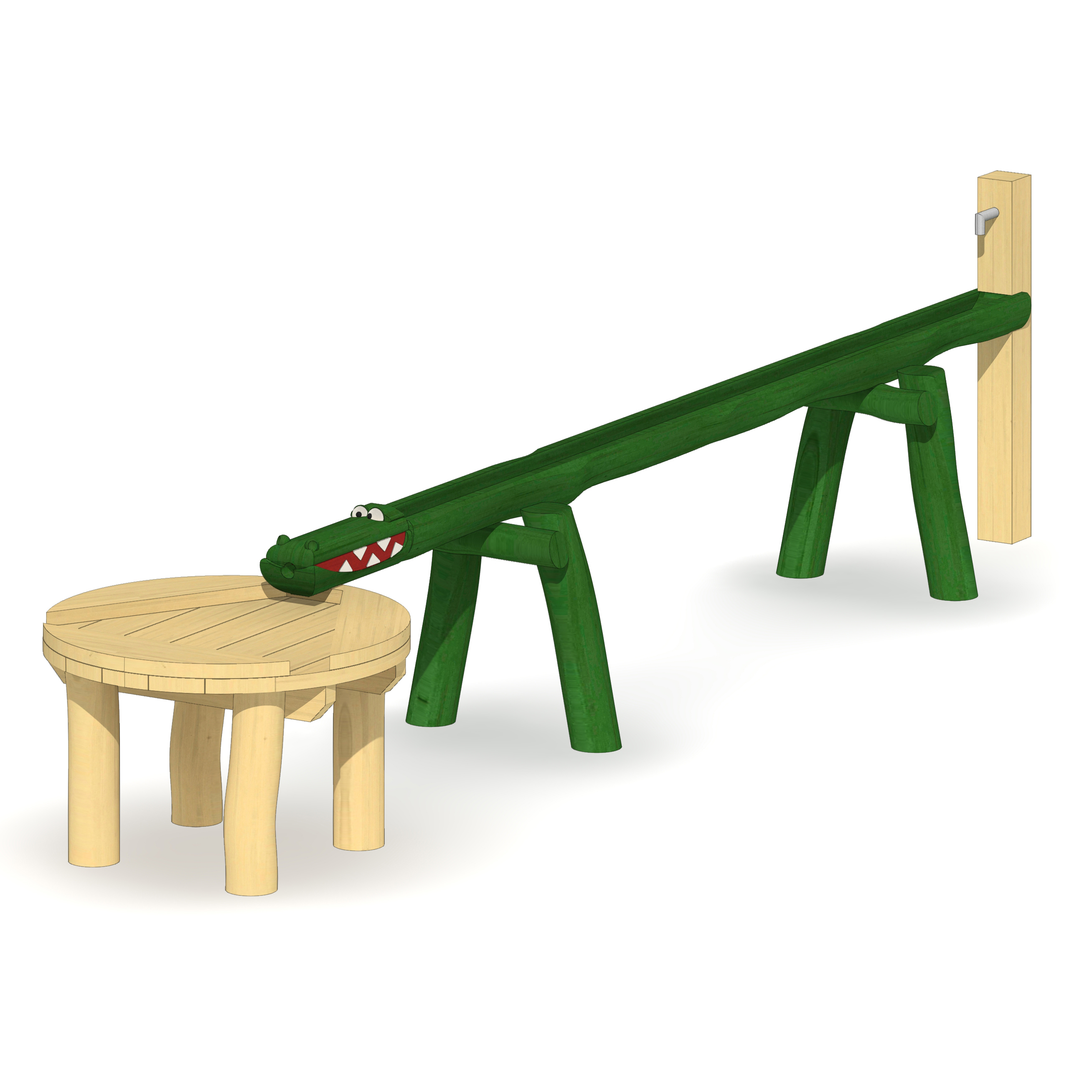 Matschanlage Krokodil Ansicht 4